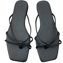 Klipklapper til kvinder Sandaler Komfortable Sommer Strand Vandrestøvler Casual Sandaler Slip On Indendørs Udendørs Flade Sko med Skridsikker Sål