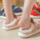 Rendier pantoffels, warm, pluche, antislip, memory foam (paar) 6