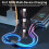 Cabo de carregamento rápido 3 em 1 com LED RGB de 66 W (6 A) compatível com iPhone, Xiaomi e Samsung. 2