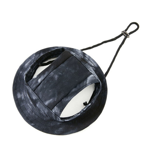 Hundesolhat med ørehuller, baseballstil, til små til 1