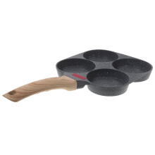 Poêle à omelette antiadhésive 4 cavités OUNONA
