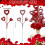Dekorative Valentinshjerter - 6 stk. 4