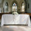White Polyester Rectangle Tablecloth 90in Round, 6 Pack 5