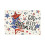 Lněné prostírání Patriotic Multicolor 17,7x11,8 palce 1