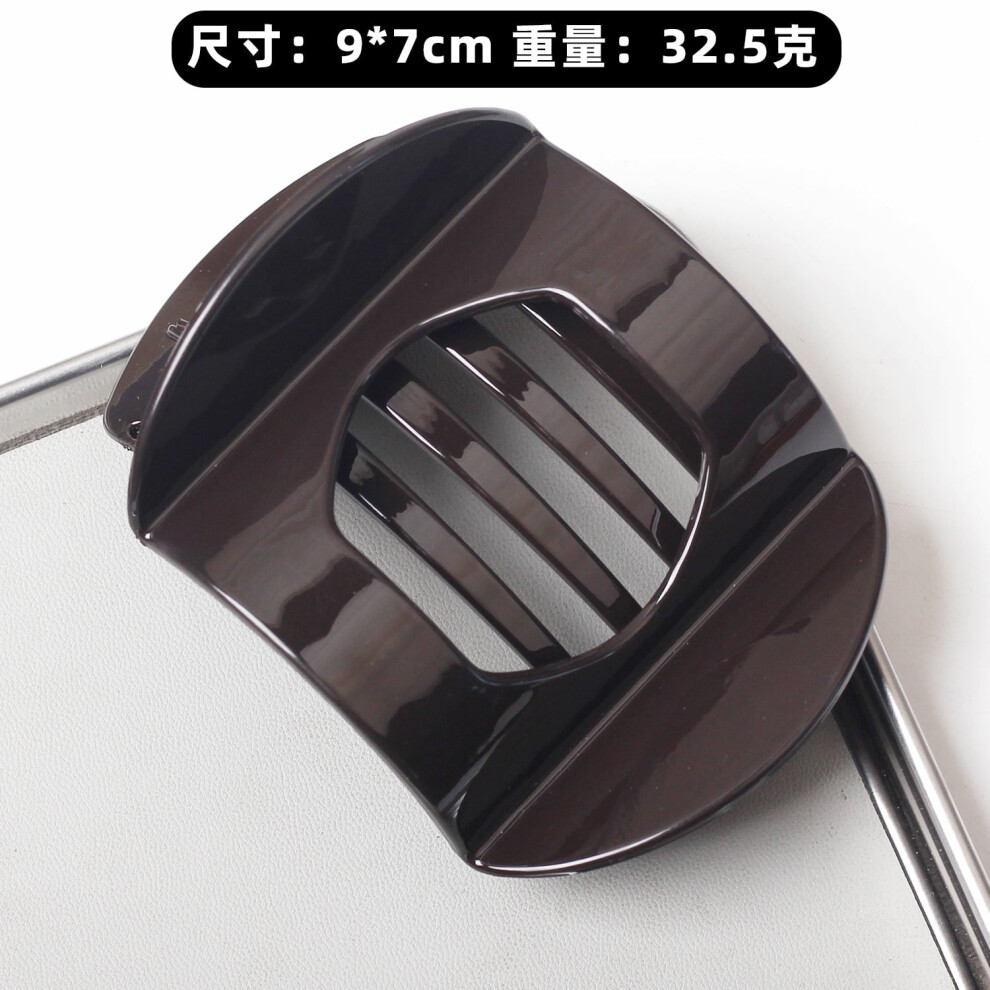 PC flat round hairpin shark clip for women 1 piece