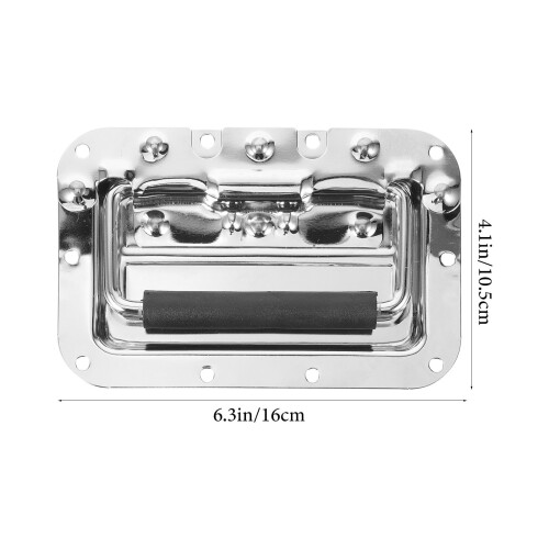 Cabinet Door Handle Silver Alloy 1 Piece 1