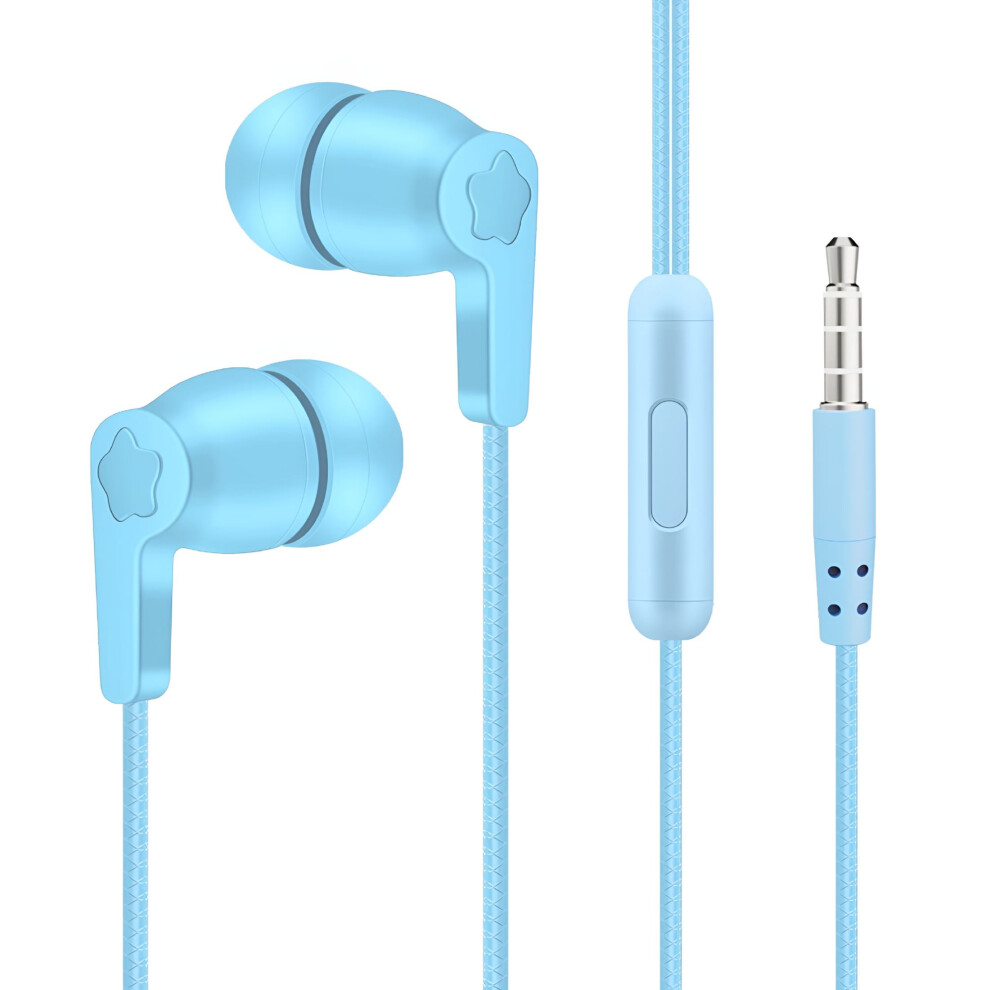 Wired In-Ear Earbuds With Mic, Heavy Bass, 3.5Mm Jack 9023022975089
