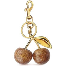 Kirsch-Taschenanhänger, süße Kirsch-Accessoires, funkelnde Taschenanhänger für Damen