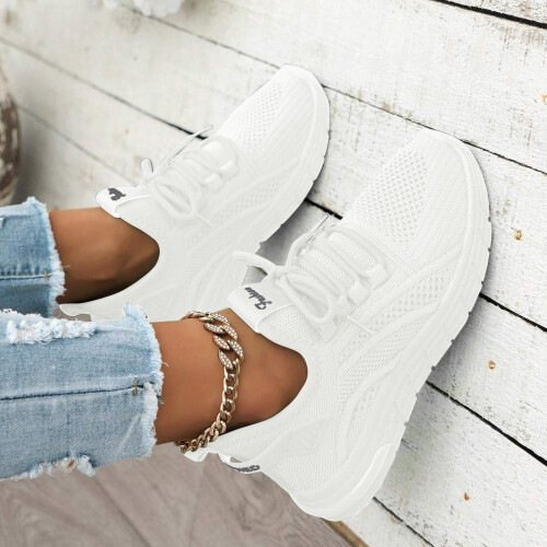 Sneakers til kvinder Damesko (Hvid, 7,5) 1