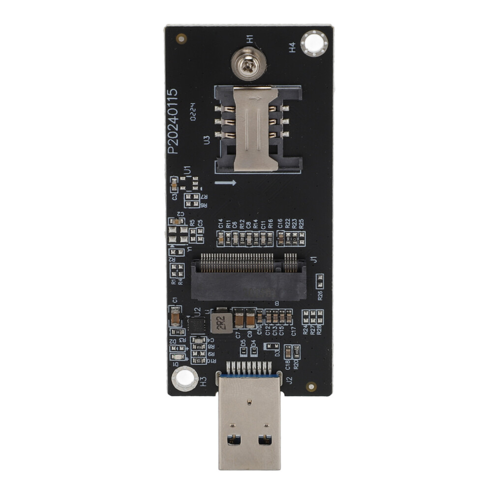 Ngff M.2 To Usb 3.0 Wwan Adapter With Sim Slot And 4 Antennae For Mobile Data 8211384690943