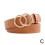 Cinto feminino de couro PU com argolas duplas, estilo casual, modelo P7P7. 5