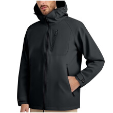 Veste d'hiver thermique isolée pour homme, imperméable et coupe-vent, manteau de ski à capuche avec cordon de serrage intérieur, parka robuste