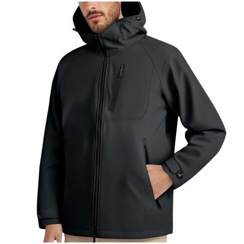 Men's insulated winter jacket waterproof windproof hooded