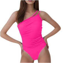 Kukoosong, rochie de baie dintr-o singură bucată pentru femei, talie înaltă cu fustă, cu control modest al abdomenului, bretele reglabile,