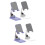 4 pcs Cell Phone Stand Adjustable Height Phone Stand Foldable Cell Phone Holder 6
