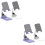 4 pcs Cell Phone Stand Adjustable Height Phone Stand Foldable Cell Phone Holder 8