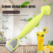 Clearance Sale! Lemon Reamer,Citrus Reamer,Juicer Grater Stainless Grating Tool Handheld Tools Kitchen,Dining Bar,Juicer Manual,Yellow