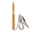 1 σετ Golden Metal Circuit Tester για ηλεκτρικά διαγνωστικά και δοκιμές ανταλλακτικών 8