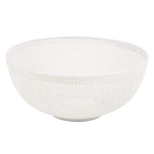 Ciotola filtrante semicircolare in rete bianca, ciotola in metallo per scolare l'acqua, elegante cestello traforato per lavare verdura e frutta,