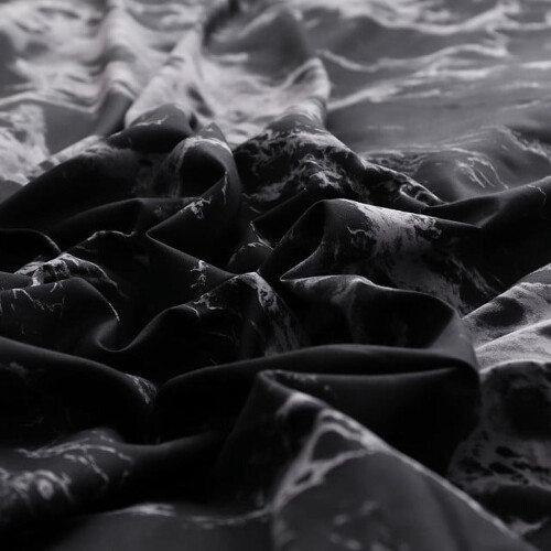 Full Size Black Marble Duvet Cover Set 1