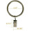 44-pakning rustfrie matte bronse gardinringer med klips, 2,5 cm ID, rustfritt stål, kompatible med strammestenger 4