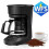 5-Tassen-Filterkaffeemaschine mit 24-Stunden-Timer, 740-ml-Wassertank & 1