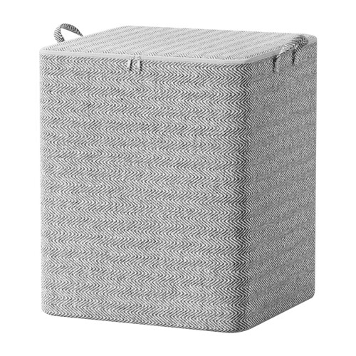 Kleideraufbewahrungsbox mit Deckel, Grau, 220 l 2