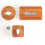 2er-Pack Taschentuchboxhalter aus Kunststoff und Holz 2