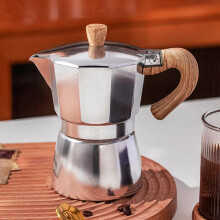3-Cup Moka Pot Espresso Maker for Gas/Electric/Ceramic Stovetop, Camping, Cuban Coffee, Cappuccino & Latte – Compatible with All Stovetops