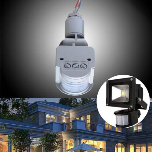 Διακόπτης φωτός με αισθητήρα κίνησης υπερύθρων PIR με αυτόματο φωτισμό εξωτερικού 2