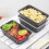 Disposable Plastic Food Containers with Lids – Microwave & Freezer Safe, Leak-Proof Rectangular Bento Boxes for Kitchen/Restaurant 4