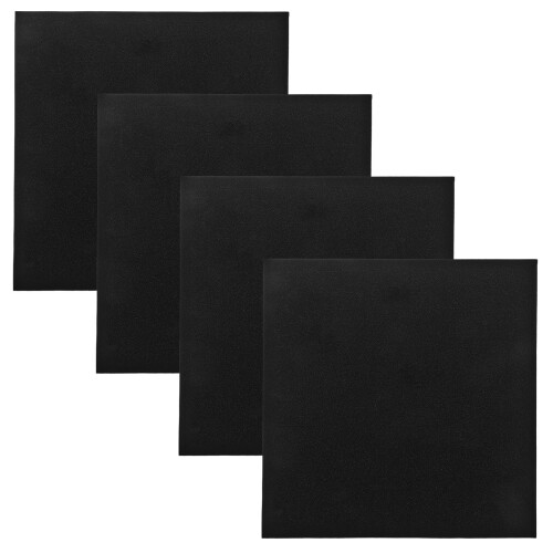12Pièces Inserts Éponge Polyuréthane Noir Compact Pour 1