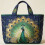 Bolsa de lona acolchoada feminina 33x31cm 6