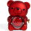Šperkovnice Rose Hug Bear s pravými konzervovanými růžemi 1