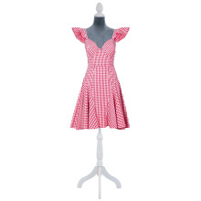49"-63" Adjustable Female Dress Form Mannequin with Tripod Stand, Grey — Compatible with Standard Sewing Accessories