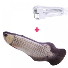 EASTIN Uppgraderad Rörlig Kattsparkarleksak – Floppy Fish, Kattmynta, Vickningsrörelse, Interaktiv Leksak för Katter och Små Hundar (Kompatibel