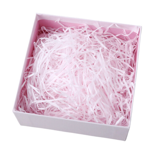 Light Pink Crinkle Cut Paper Shred 1 lb 1