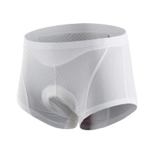 Pantaloni scurți de ciclism, pantaloni scurți de ciclism pentru femei Bike3d Padded Quick (alb-pantaloni scurți de ciclism pentru femei,