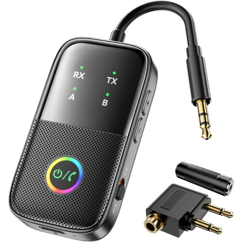 A5 Pro Bluetooth Transmitter Receiver 2-in-1 for TVs