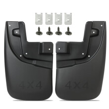 Schwarze, robuste, vorgeformte Schmutzfänger mit Schrauben, Spritzschutz, 2 Stück, passend für Toyota Tacoma (2005–2015)
