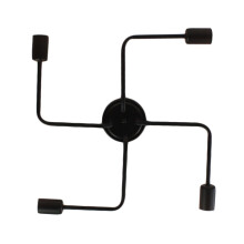 Plafonnier tendance en fer, lampe LED moderne avec supports