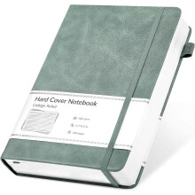 Liniertes Tagebuch für Damen und Herren, dickes A5-Tagebuch aus Leder zum Schreiben, Hardcover-Tagebuchzubehör, Notizbuch für die Arbeit, gr