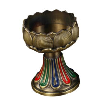 Ghee-Lampenhalter, Butterlampenhalter, buddhistische Öllampenschale, Teelichthalter