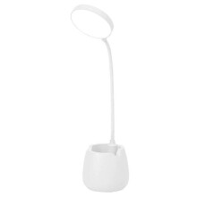 Schreibtischlampe fürs Homeoffice, LED-Schreibtischlampe mit Stifthalter