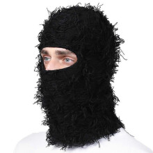 Skimaske med slid, skimaske med balaclava, vintermaske til motorcykel, helmaske til skiløb, klatring, vinter, mænd og kvinder