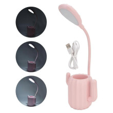 LED-Schreibtischlampe mit Stifthalter, Augenschutz, Ladefunktion, Leselampe, Touch-Nachtlicht für Kinder