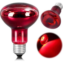 2 Stück Reptilien-Heizlampe E27, Küken-Heizlampe, 220V Heizbirne, Terrarien-Heizlampe