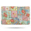 Blommig mikrofiber badrumsmatta halkfri 43x63 cm 1