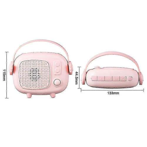 rosa Kinderwecker Wecker mit Aufwachlicht 2