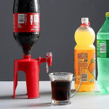 1 Stück Getränkespender mit Zapfhahn für Trinkwasser, umgedrehte Cola-Getränke